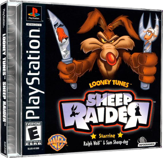 Looney Toons Sheep Raider | NTSC | Playstation | PS1 | En | Reproduction Case and Booklet - NO GAME