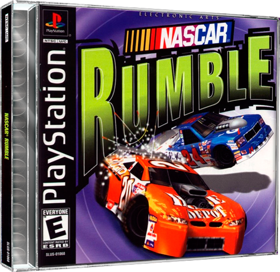 NASCAR Rumble | NTSC | Playstation | PS1 | En | Reproduction Case and Booklet - NO GAME