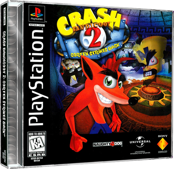 Crash Bandicoot 2 | NTSC | Playstation | PS1 | En | Reproduction Case and Booklet - NO GAME