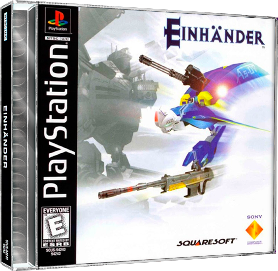 Einhander | NTSC | Playstation | PS1 | En | Reproduction Case and Booklet - NO GAME