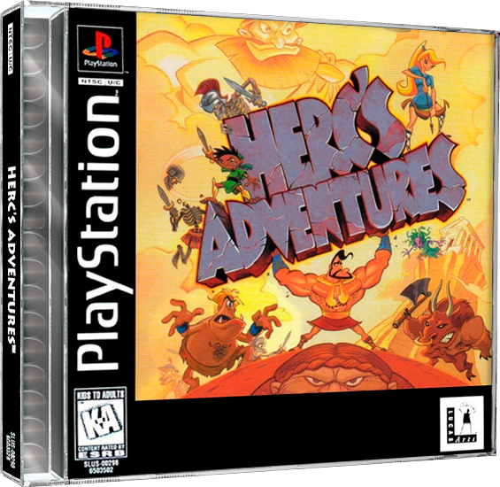 Herc&#39;s Adventure | NTSC | Playstation | PS1 | En | Reproduction Case and Booklet - NO GAME