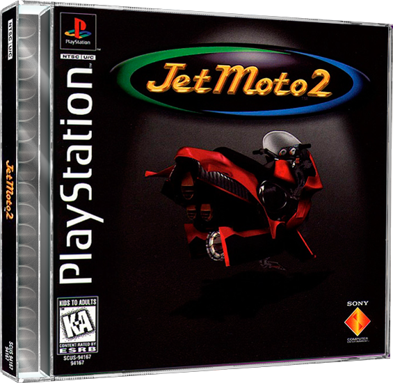 Jet Moto 2 | NTSC | Playstation | PS1 | En | Reproduction Case and Booklet - NO GAME