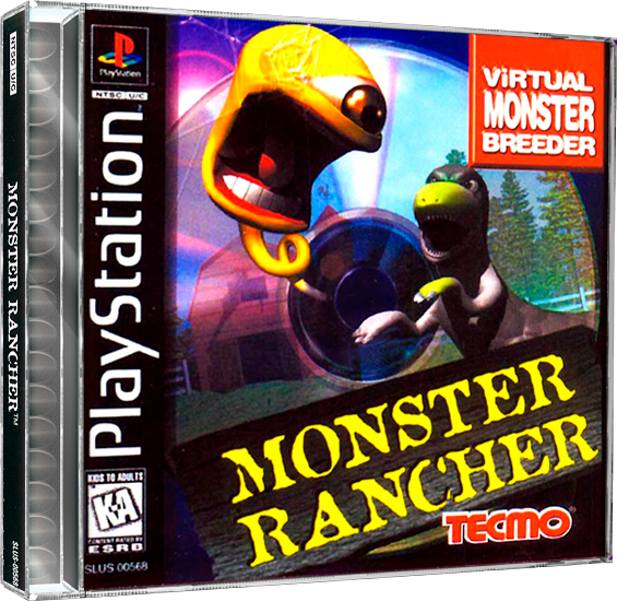 Monster Rancher | NTSC | Playstation | PS1 | En | Reproduction Case and Booklet - NO GAME