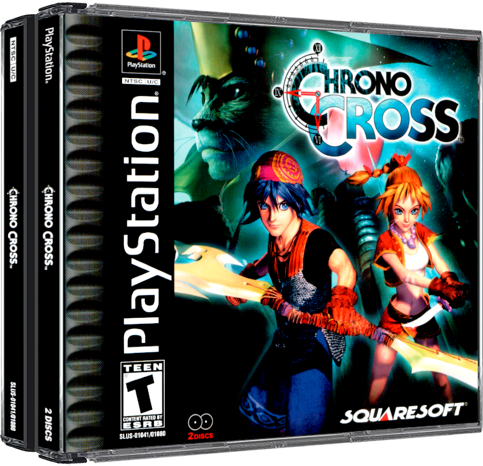 Chrono Cross | NTSC | Playstation | PS1 | En | Reproduction Case and Booklet - NO GAME