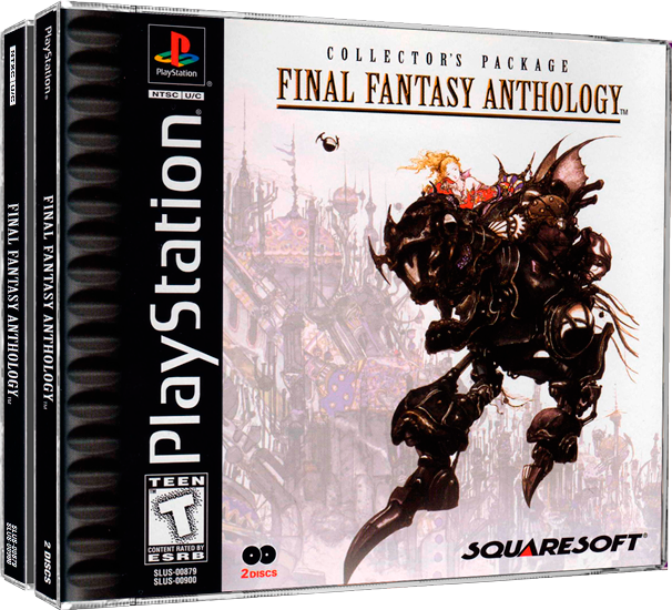 Final Fantasy Anthology | NTSC | Playstation | PS1 | En | Reproduction Case and Booklet - NO GAME