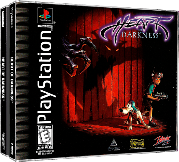 Heart of Darkness | NTSC | Playstation | PS1 | En | Reproduction Case and Booklet - NO GAME