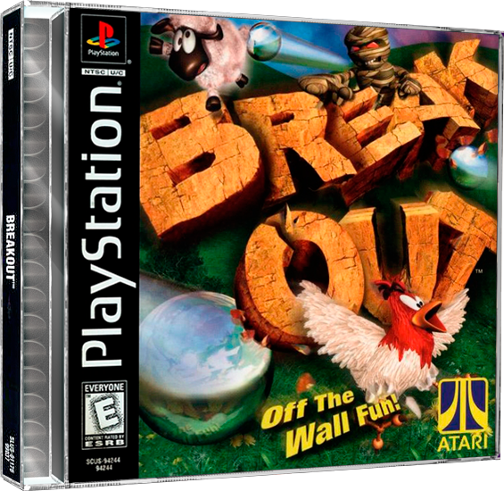 Breakout | NTSC | Playstation | PS1 | En | Reproduction Case and Booklet - NO GAME