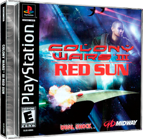 Colony Wars III Red Sun | NTSC | Playstation | PS1 | En | Reproduction Case and Booklet - NO GAME