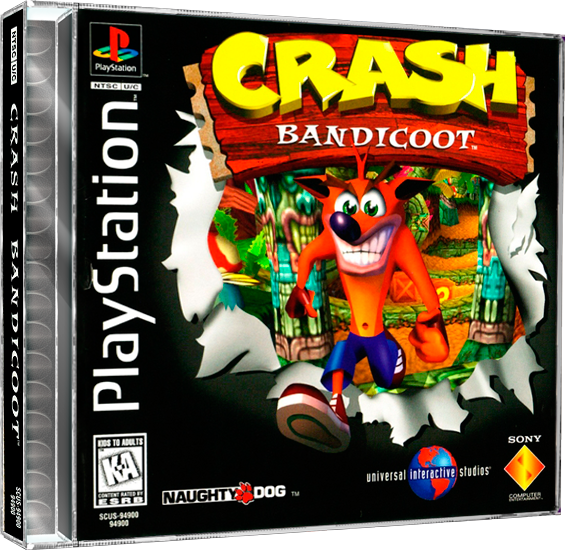 Crash Bandicoot | NTSC | Playstation | PS1 | En | Reproduction Case and Booklet - NO GAME