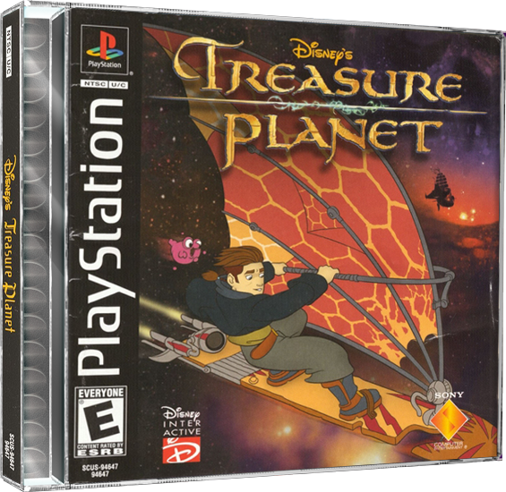 Treasure Planet | NTSC | Playstation | PS1 | En | Reproduction Case and Booklet - NO GAME