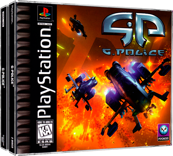 G-Police | NTSC | Playstation | PS1 | En | Reproduction Case and Booklet - NO GAME
