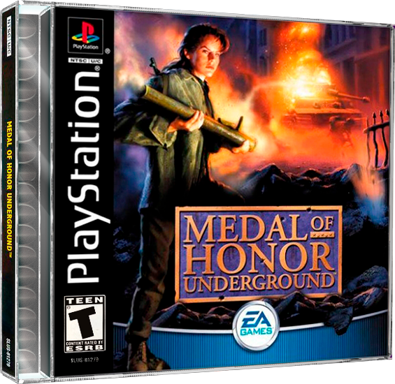 Medal of Honor Underground | NTSC | Playstation | PS1 | En | Reproduction Case and Booklet - NO GAME