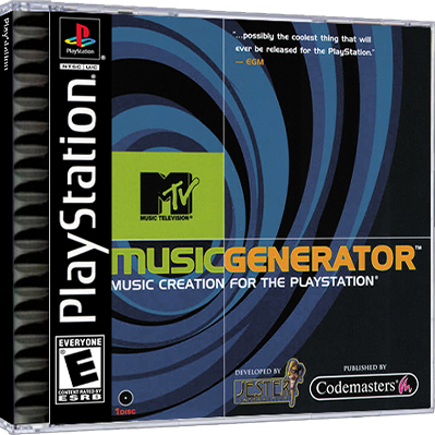 MTV Music Generator | NTSC | Playstation | PS1 | En | Reproduction Case and Booklet - NO GAME