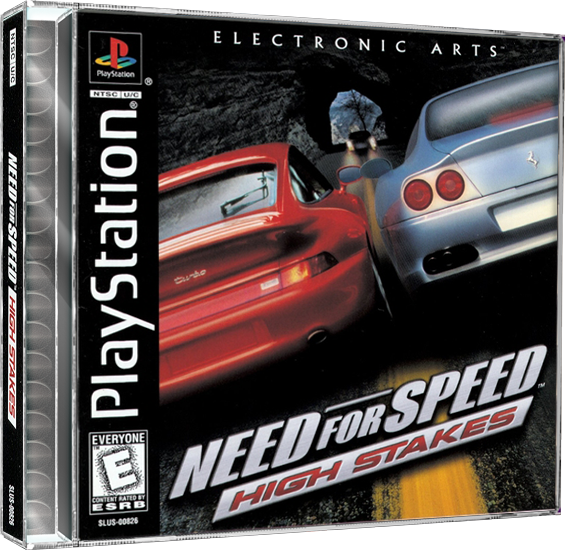 Need for Speed High Stakes | NTSC | Playstation | PS1 | En | Reproduction Case and Booklet - NO GAME