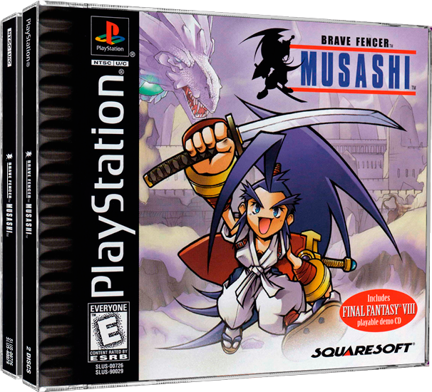 Brave Fencer Musashi | NTSC | Playstation | PS1 | En | Reproduction Case and Booklet - NO GAME