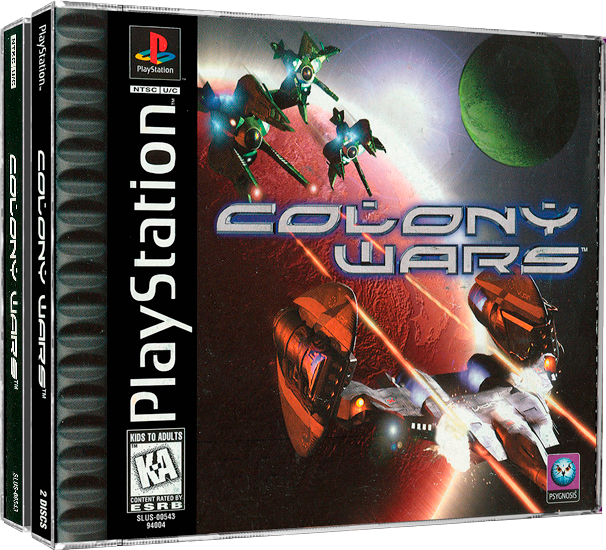 Colony Wars | NTSC | Playstation | PS1 | En | Reproduction Case and Booklet - NO GAME