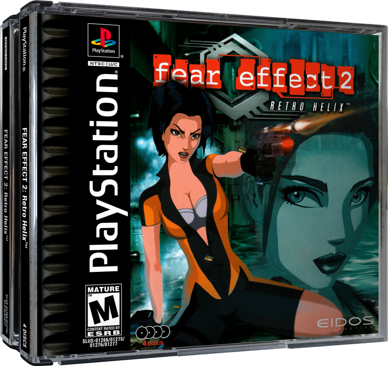 Fear Effect 2 | NTSC | Playstation | PS1 | En | Reproduction Case and Booklet - NO GAME