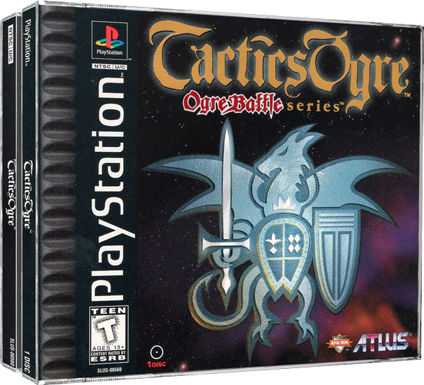 Tactics Ogre | NTSC | Playstation | PS1 | En | Reproduction Case and Booklet - NO GAME