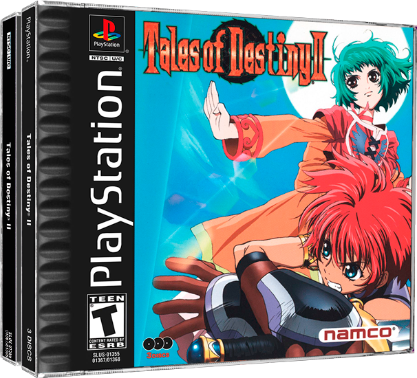 Tales of Destiny 2 | NTSC | Playstation | PS1 | En | Reproduction Case and Booklet - NO GAME
