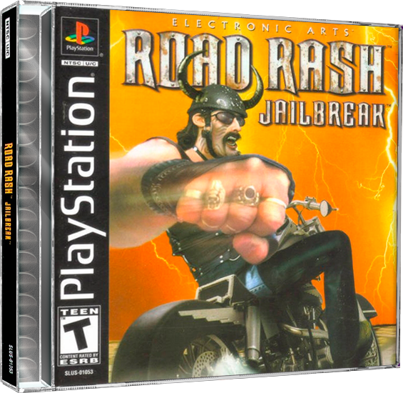 Road Rash Jailbreak | NTSC | Playstation | PS1 | En | Reproduction Case and Booklet - NO GAME