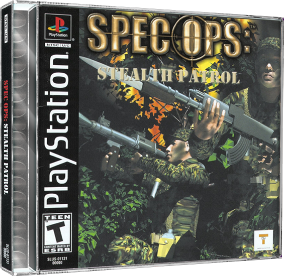 Spec Ops Stealth Patrol | NTSC | Playstation | PS1 | En | Reproduction Case and Booklet - NO GAME