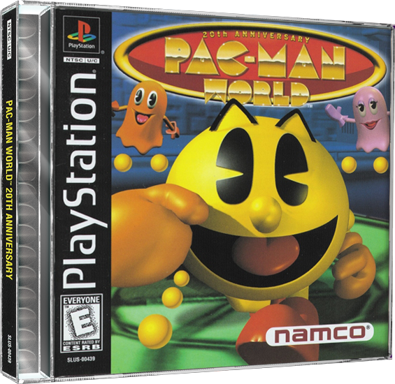 Pac-Man World | NTSC | Playstation | PS1 | En | Reproduction Case and Booklet - NO GAME