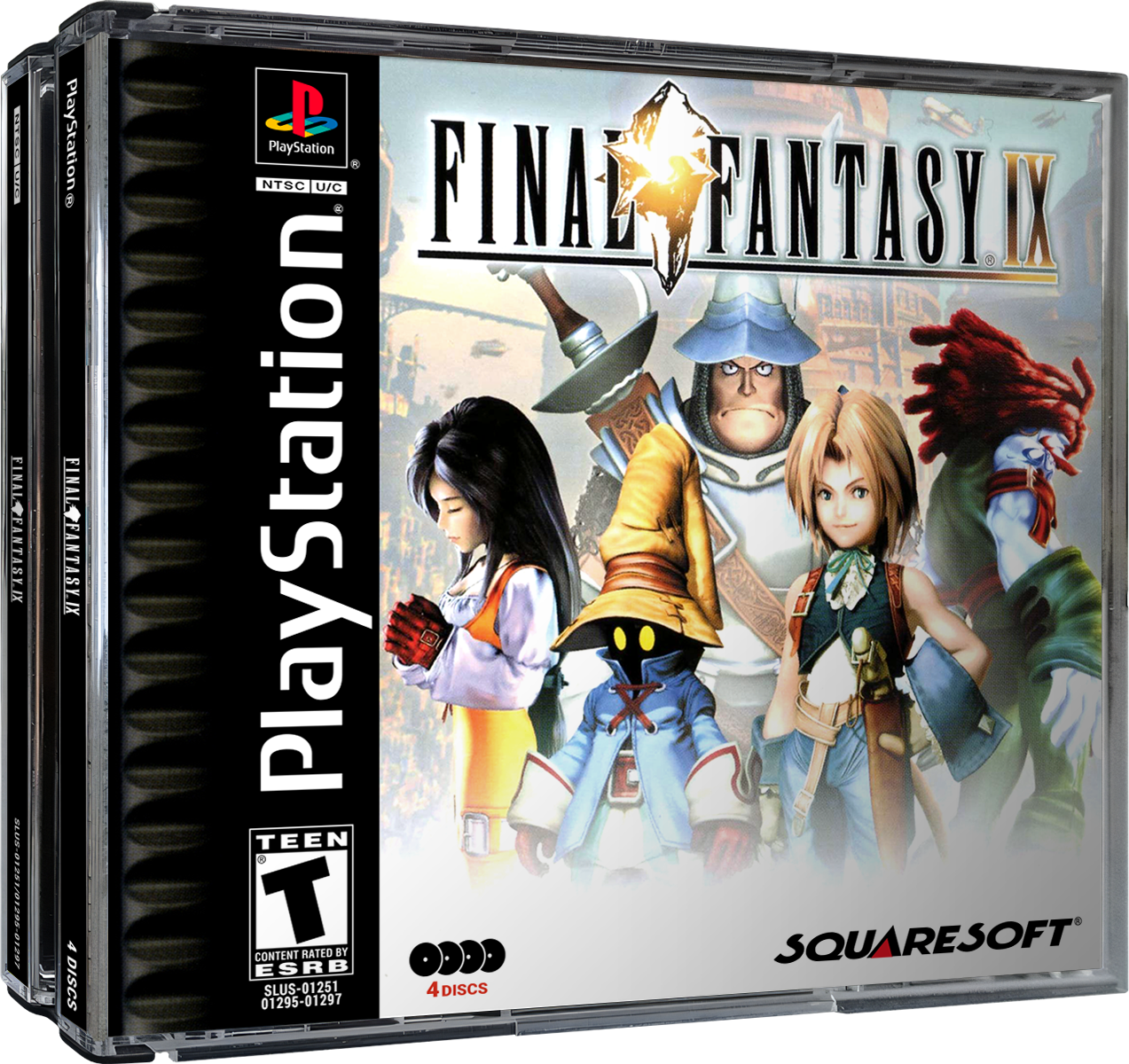 Final Fantasy IX | NTSC | Playstation | PS1 | En | Reproduction Case and Booklet - NO GAME