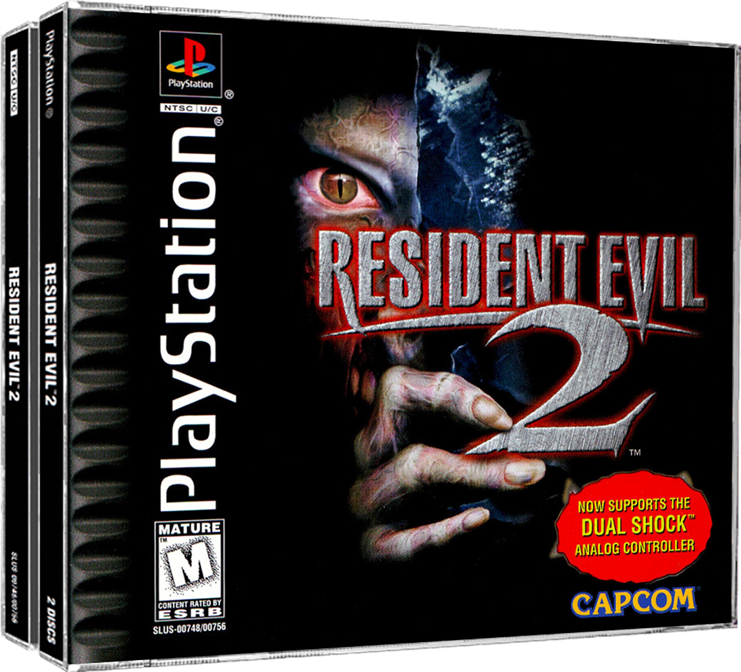 Resident Evil 2 Dual Shock | NTSC | Playstation | PS1 | En | Reproduction Case and Booklet - NO GAME