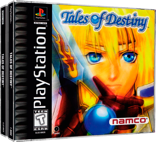 Tales of Destiny | NTSC | Playstation | PS1 | En | Reproduction Case and Booklet - NO GAME