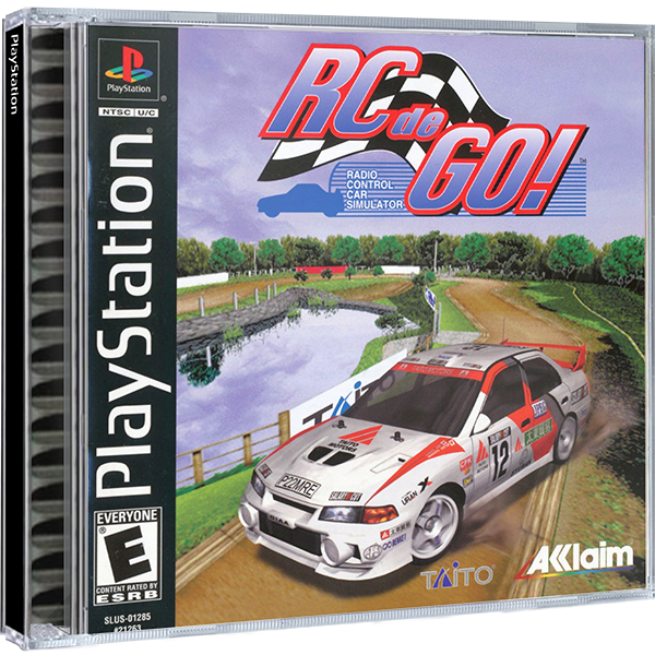 RC de Go | NTSC | Playstation | PS1 | En | Reproduction Case and Booklet - NO GAME