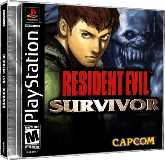 Resident Evil Survivor | NTSC | Playstation | PS1 | En | Reproduction Case and Booklet - NO GAME