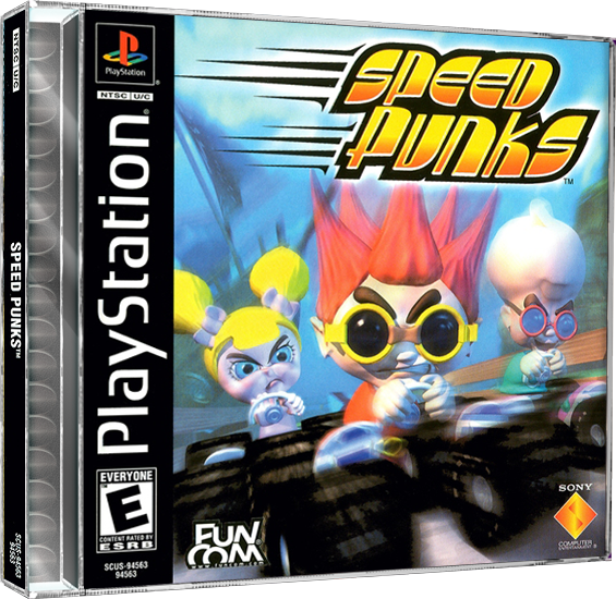 Speed Punks | NTSC | Playstation | PS1 | En | Reproduction Case and Booklet - NO GAME