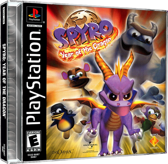 Spyro Year of the Dragon | NTSC | Playstation | PS1 | En | Reproduction Case and Booklet - NO GAME
