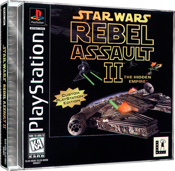Star Wars Rebel Assault 2 | NTSC | Playstation | PS1 | En | Reproduction Case and Booklet - NO GAME