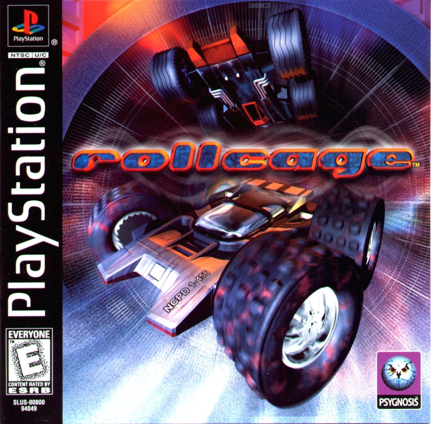 Rollcage | NTSC | Playstation | PS1 | En | Reproduction Case and Booklet - NO GAME