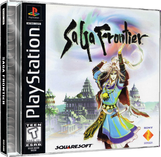 Saga Frontier | NTSC | Playstation | PS1 | En | Reproduction Case and Booklet - NO GAME