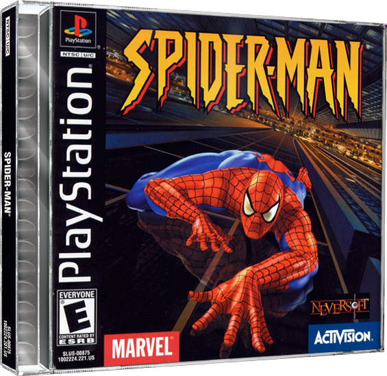 Spider-Man | NTSC | Playstation | PS1 | En | Reproduction Case and Booklet - NO GAME