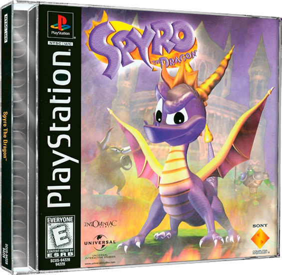 Spyro the Dragon | NTSC | Playstation | PS1 | En | Reproduction Case and Booklet - NO GAME