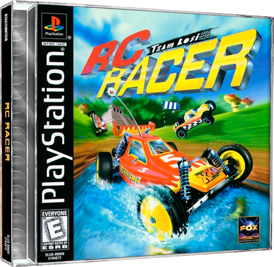 RC Racer Team Losi | NTSC | Playstation | PS1 | En | Reproduction Case and Booklet - NO GAME