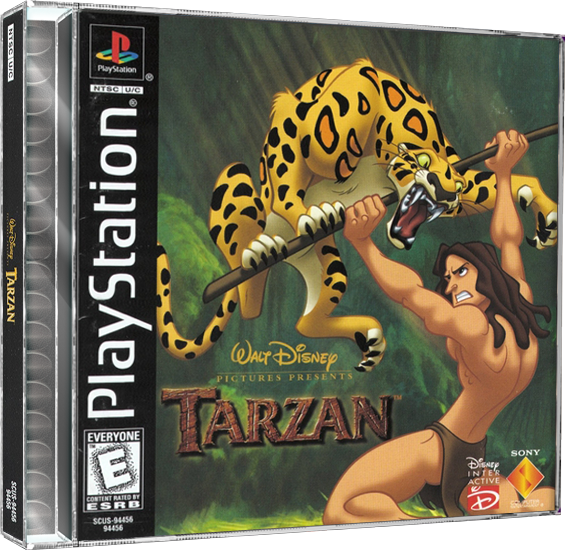 Tarzan | NTSC | Playstation | PS1 | En | Reproduction Case and Booklet - NO GAME