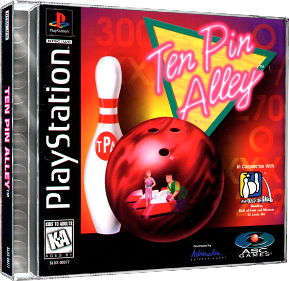 Ten Pin Alley | NTSC | Playstation | PS1 | En | Reproduction Case and Booklet - NO GAME