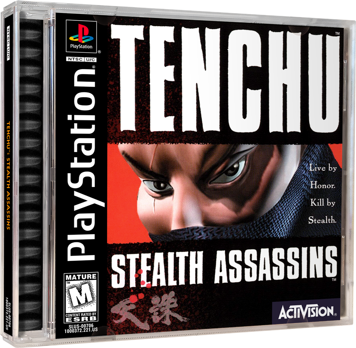 Tenchu Stealth Assasins | NTSC | Playstation | PS1 | En | Reproduction Case and Booklet - NO GAME