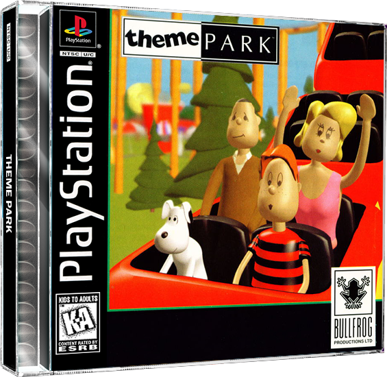 Theme Park | NTSC | Playstation | PS1 | En | Reproduction Case and Booklet - NO GAME