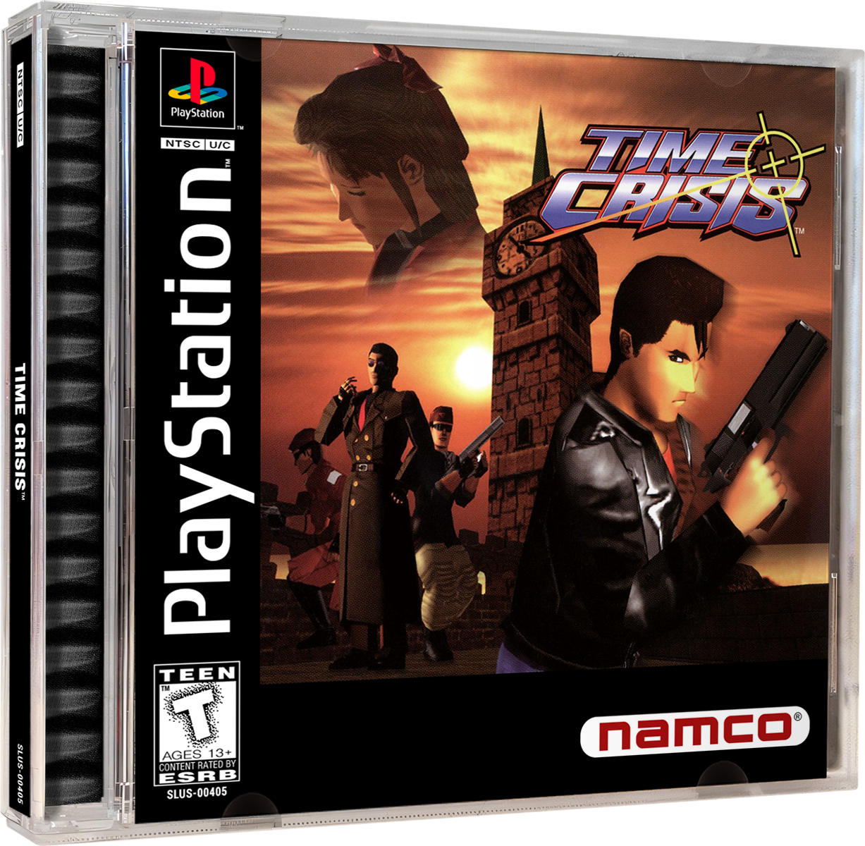 Time Crisis | NTSC | Playstation | PS1 | En | Reproduction Case and Booklet - NO GAME