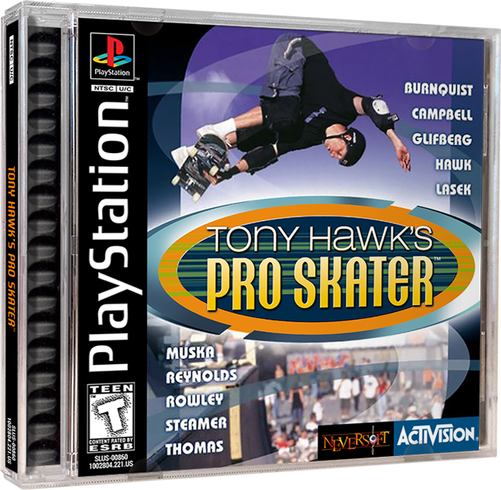 Tony Hawk&#39;s Pro Skater | NTSC | Playstation | PS1 | En | Reproduction Case and Booklet - NO GAME