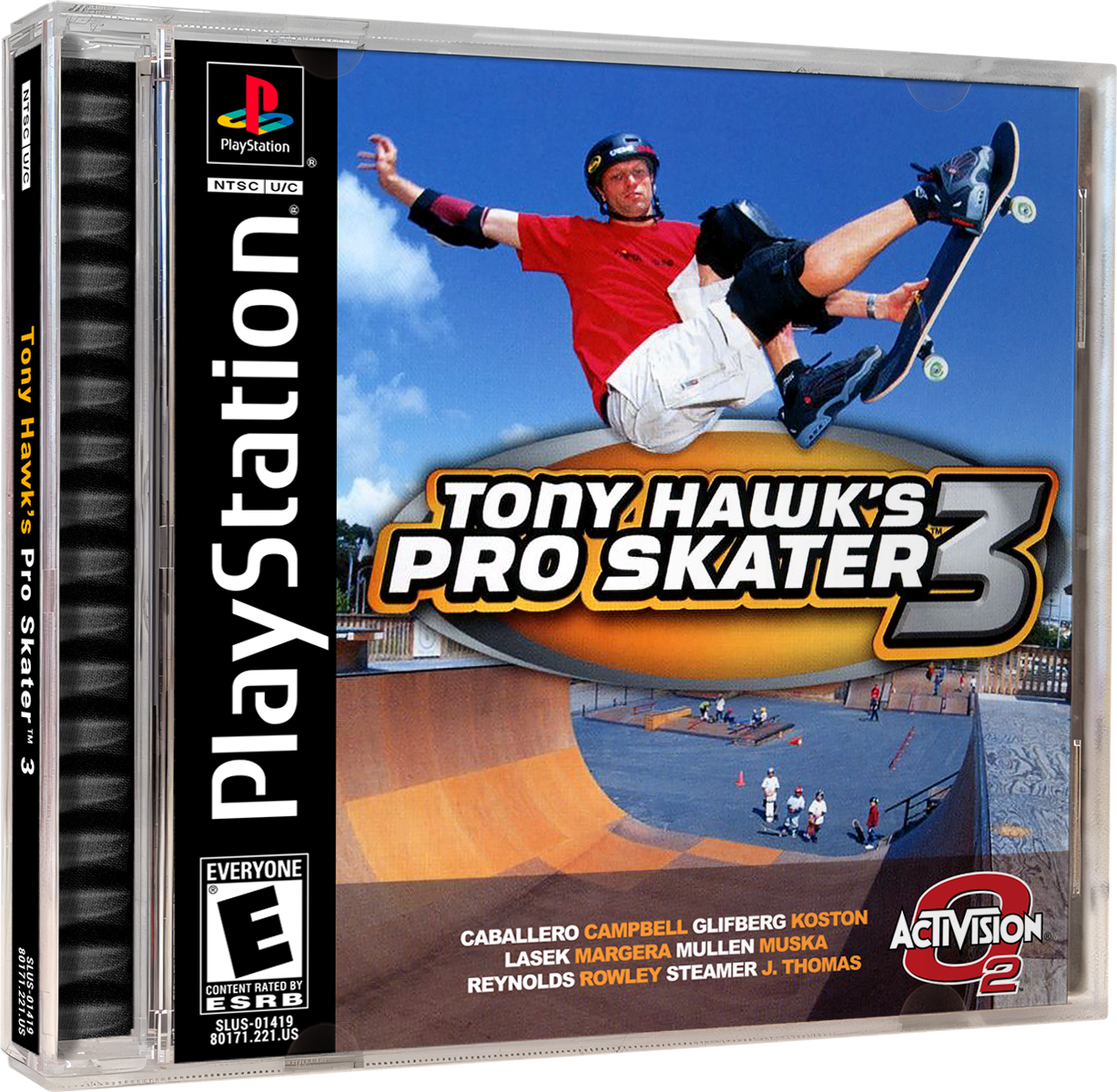 Tony Hawk&#39;s Pro Skater 3 | NTSC | Playstation | PS1 | En | Reproduction Case and Booklet - NO GAME