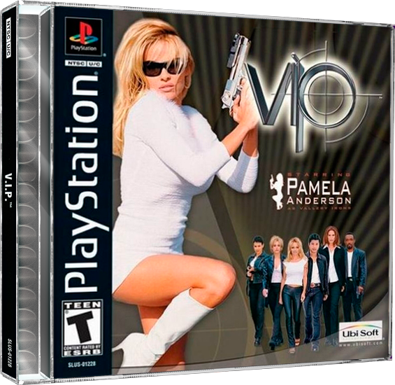 VIP Pamela Anderson | NTSC | Playstation | PS1 | En | Reproduction Case and Booklet - NO GAME