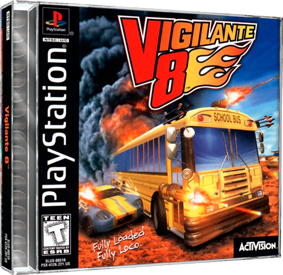 Vigilante 8 | NTSC | Playstation | PS1 | En | Reproduction Case and Booklet - NO GAME