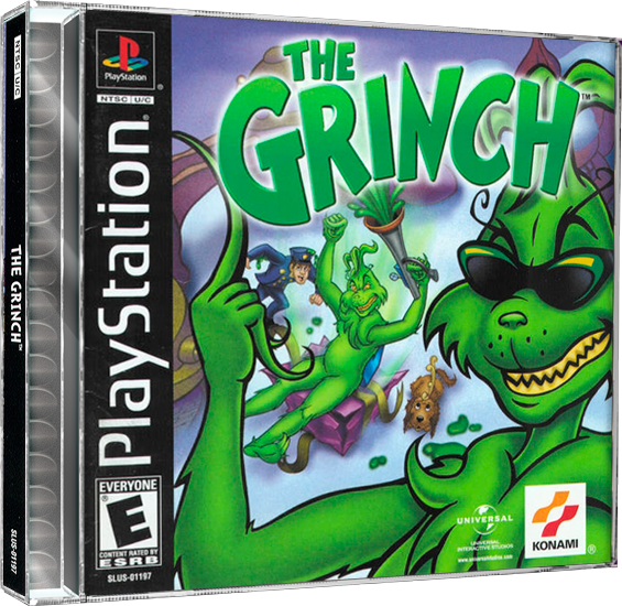 The Grinch | NTSC | Playstation | PS1 | En | Reproduction Case and Booklet - NO GAME