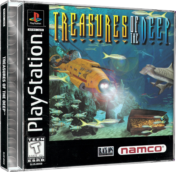 Treasures of the Deep | NTSC | Playstation | PS1 | En | Reproduction Case and Booklet - NO GAME